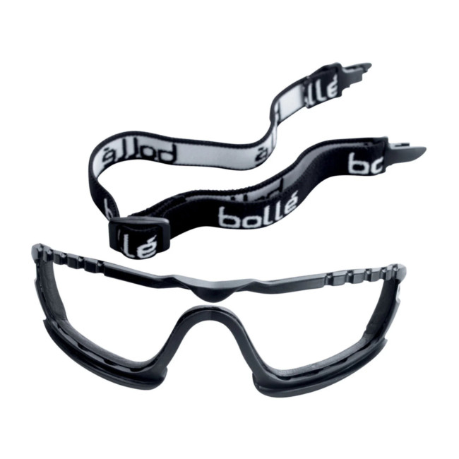 Schaumstoff- und Flechtkit Cobra Hybrid - Schwarz/Weiß - Bollé Safety