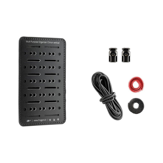 Vielseitiges vertikales Organizer-Panel Chiron schwarz/rot - FrogPro