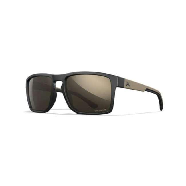Ballistische Schutzbrille Founder (Wolfram-Spiegel-Bildschirm) - Schwarz/Tan - Wiley X