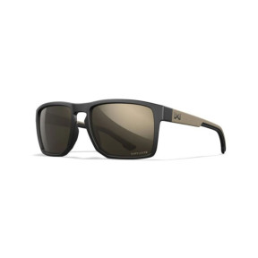 Okulary ochronne balistyczne Founder (szyba Tungsten Mirror) - Czarne/Tan - Wiley X