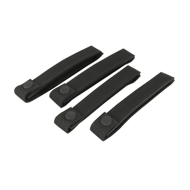 Juego de 4 correas modulares Molle 6" - Negro - Condor Outdoor