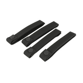 Lot de 4 sangles modulaires Molle 6" - Noir - Condor Outdoor