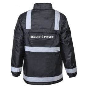 Cortavientos forrado polar SEGURIDAD bandas retroreflectantes - CityGuard