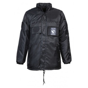 Gefütterter Windbreaker Private Sicherheit - Schwarz - CityGuard