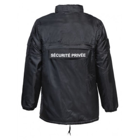 Windjas met fleece voering Particuliere Beveiliging - Zwart - CityGuard