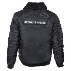 Blouson Sécurité Privée CWU - Noir - CityGuard