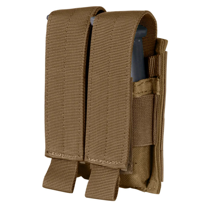 Porte-chargeur double pour pistolets - Coyote - Condor Outdoor