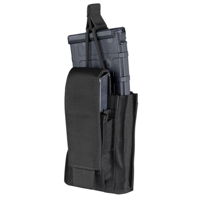 Pojedynczy kieszonkowy ładownik na magazynki M4/pistolety Gen II - Czarny - Condor Outdoor