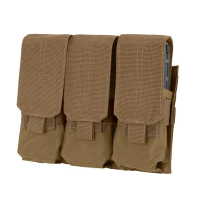 Potrójny uchwyt na magazynek do M4 - Coyote - Condor Outdoor