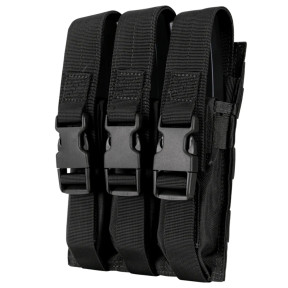 Drievoudige magazijnhouder voor MP5 - Zwart - Condor Outdoor