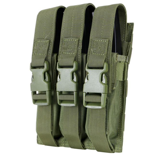 Dreifach-Magazintasche für MP5 - Olivgrün - Condor Outdoor