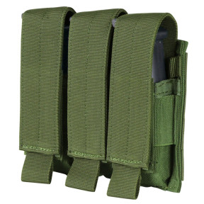 Portacargador triple para pistolas - Verde Oliva - Condor Outdoor