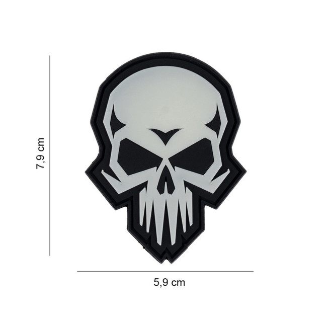 3D PVC Patch Totenkopf Psycho - 101 Inc