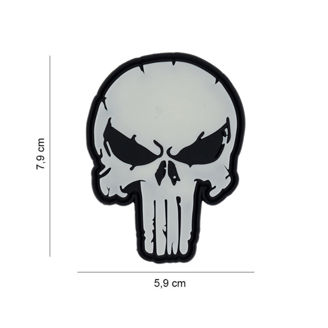 Parche 3D PVC Calavera Punisher - 101 Inc