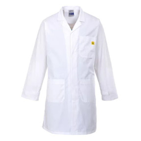 Blouse antistatique ESD - Blanc - Portwest