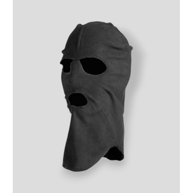 Cagoule polaire 3 trous Noir - Ares
