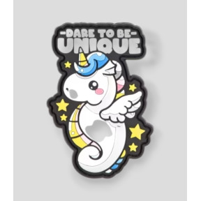 Rubberen patch Dare To Be Unique - JTG
