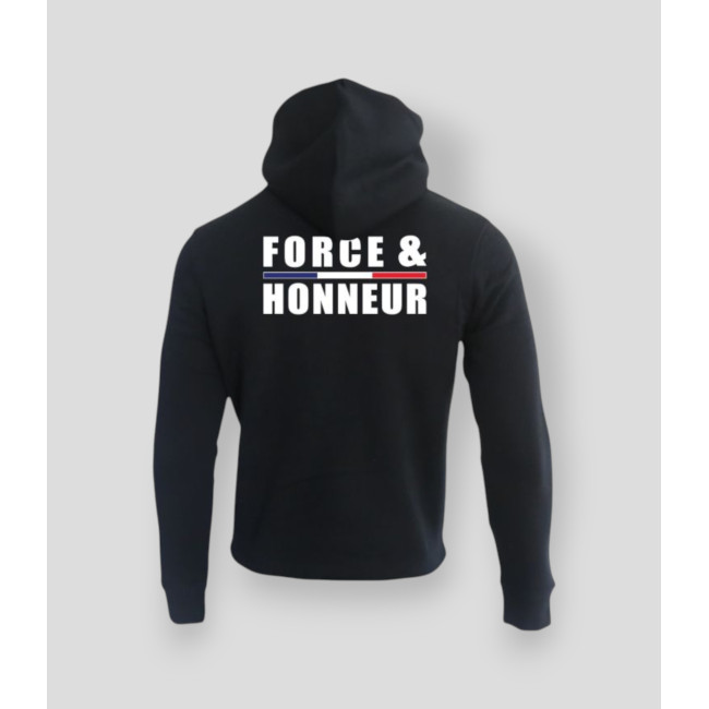 Bluza 350g Force & Honneur Czarny Lamówka - Summit Outdoor Lifestyle