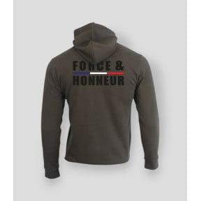 Camisola 280g Force & Honneur com Debrum - Verde Azeitona - Summit Outdoor Lifestyle