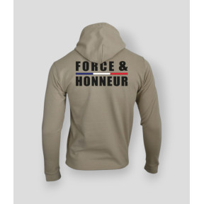 Sweat-shirt Force & Honneur LiserÃ© Light Sand - Summit Outdoor Lifestyle