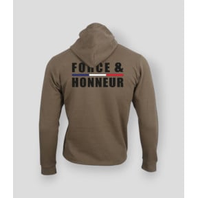 Force & Honor Sweatshirt with Mocha Trim - Summit Outdoor Lifestyle