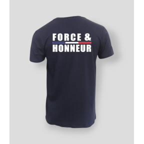 T-shirt Force & Honneur LiserÃ© Marine - Summit Outdoor Lifestyle