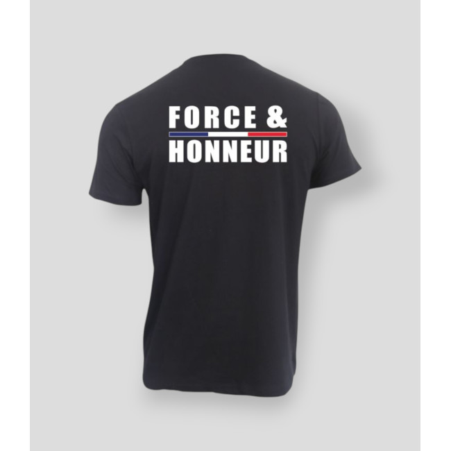 Koszulka Force & Honneur Lamówka Czarna - Summit Outdoor Lifestyle