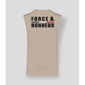 Koszulka bez rękawów Force & Honneur Lamówka Light sand - Summit Outdoor Lifestyle
