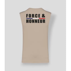 Koszulka bez rękawów Force & Honneur Lamówka Light sand - Summit Outdoor Lifestyle