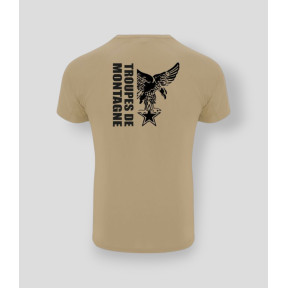 T-shirt Montagna design CONTROL DRY Coyote - Summit Outdoor Lifestyle