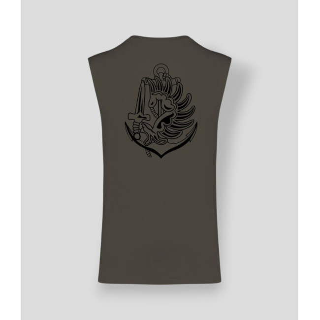 T-shirt sem mangas Colo Dark caqui - Summit Outdoor Lifestyle