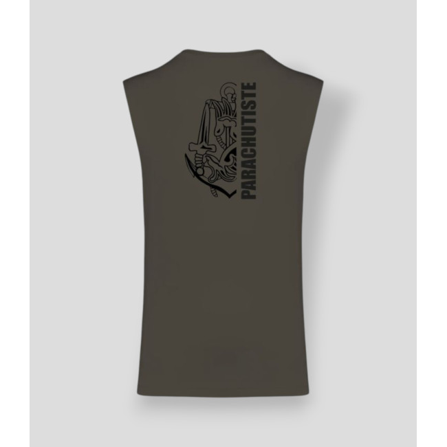Ärmelloses T-Shirt Colo Design Dark Khaki - Summit Outdoor Lifestyle