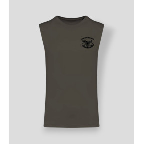 T-shirt sem mangas Montanha Dark caqui - Summit Outdoor Lifestyle