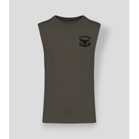 T-shirt sem mangas Montanha Dark caqui - Summit Outdoor Lifestyle