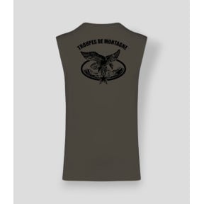 T-shirt bez rękawów Montagne Dark kakhi - Summit Outdoor Lifestyle