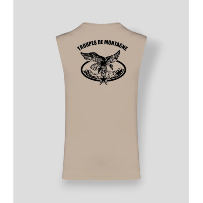 Mouwloos T-shirt Berg Light sand - Summit Outdoor Lifestyle
