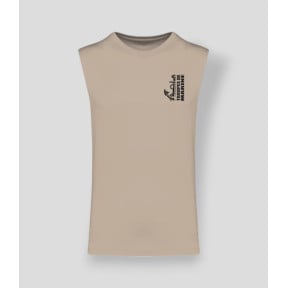Mouwloos T-shirt TDM design Light sand - Summit Outdoor Lifestyle