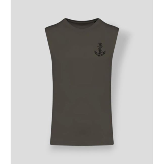 Koszulka bez rękawów TDM Francja Dark kakhi - Summit Outdoor Lifestyle