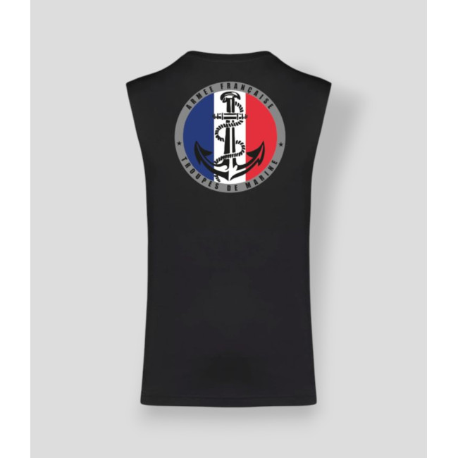T-shirt sans manche TDM France Noir - Summit Outdoor Lifestyle