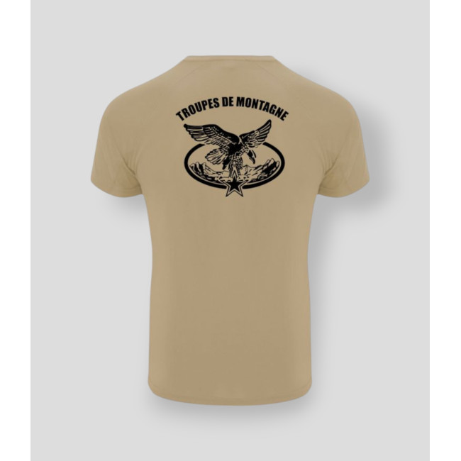 T-shirt Tropas de Montanha CONTROL DRY Coyote - Summit Outdoor Lifestyle