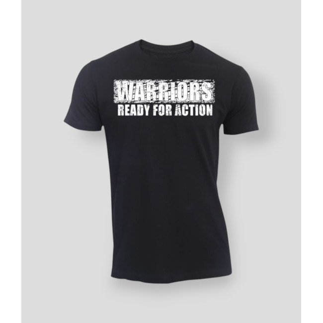 T-Shirt Warriors Military Schwarz - Summit Outdoor Lifestyle