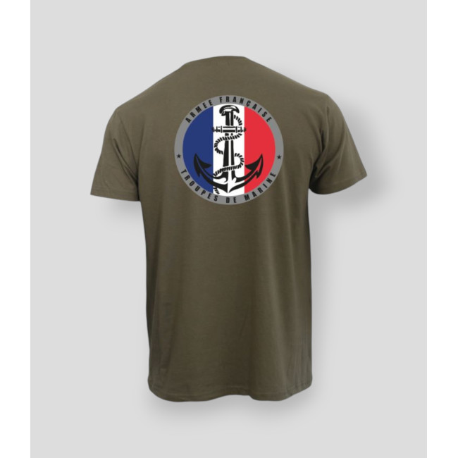 T-shirt Mariniers Frankrijk Kaki - Summit Outdoor Lifestyle