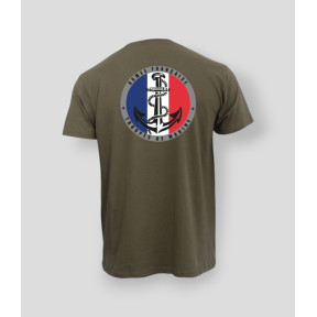 T-shirt 190g Tropas da Marinha França - Caqui - Summit Outdoor Lifestyle