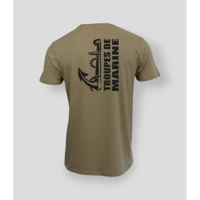 T-shirt Troupes de Marine design Coyote - Summit Outdoor Lifestyle