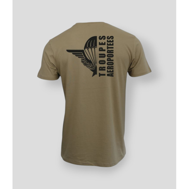 T-shirt Tropas Aerotransportadas design Coiote - Summit Outdoor Lifestyle