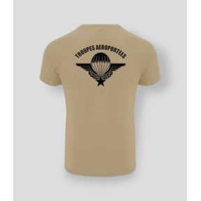 T-shirt Troupes aéroportées CONTROL DRY Coyote - Summit Outdoor Lifestyle