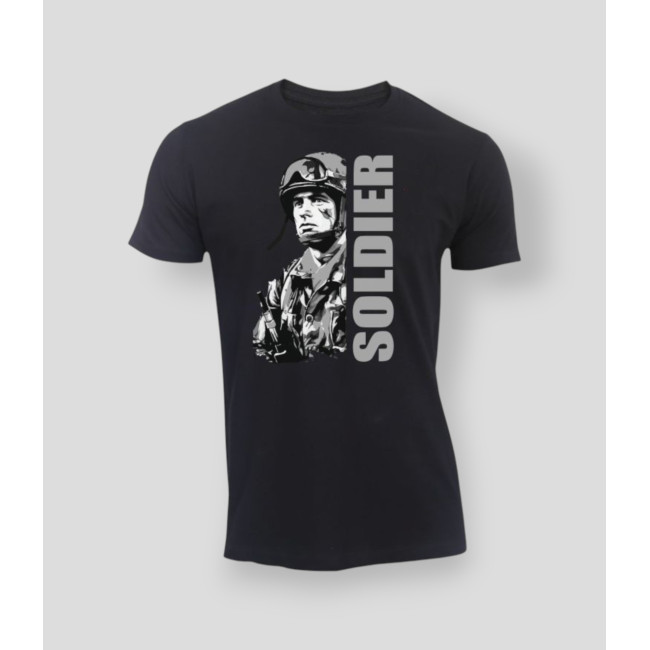 T-shirt Soldier Preto - Summit Outdoor Lifestyle