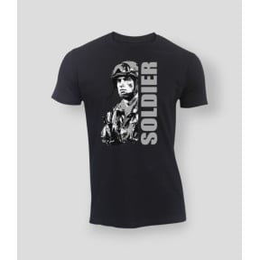 T-shirt Soldier Zwart - Summit Outdoor Lifestyle