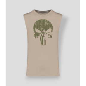 T-shirt sem mangas Punisher Khaki Light Sand - Summit Outdoor Lifestyle