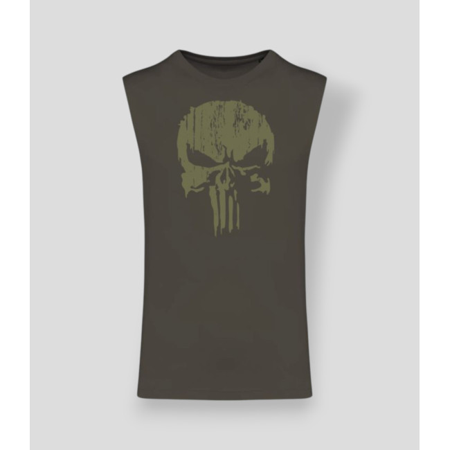 Camiseta sin mangas Punisher Caqui Dark Caqui - Summit Outdoor Lifestyle
